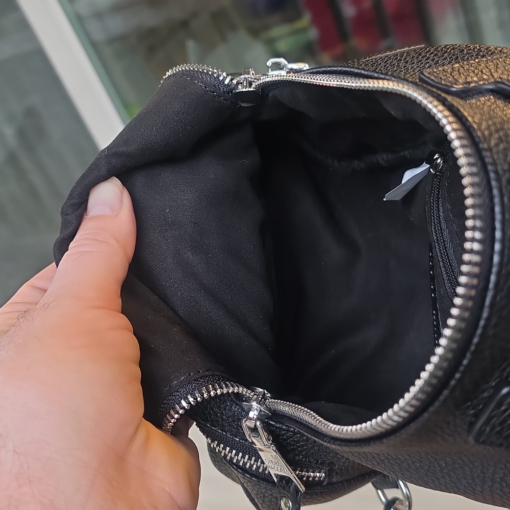 Steve Madden Black Textured Mini Backpack - image 8